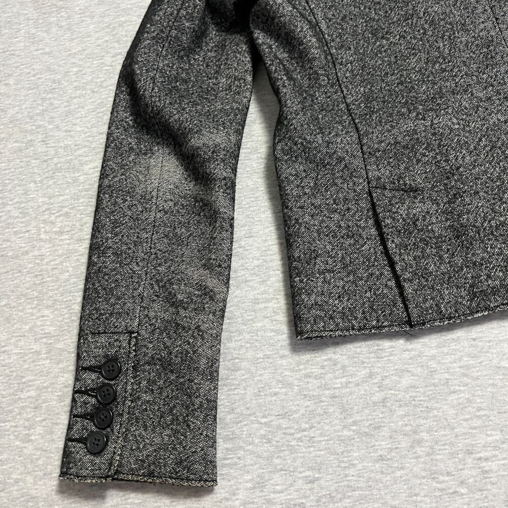 J Crew Jacket Womens 2 Marled Thandie Double Breasted Academia Blazer Tailor Y2K - Picture 16 of 16